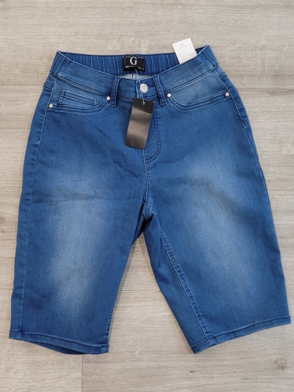 G by Giuliana Blue Denim Bermuda Shorts